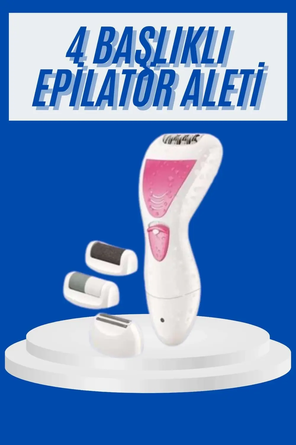Profesyonel 4in1 Çok Amaçlı Epilasyon Aleti Şarjlı Pratik Taşınab