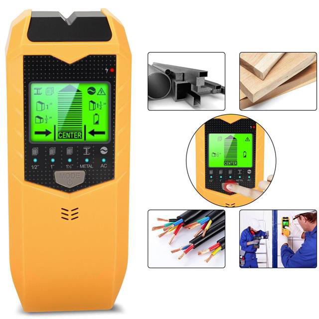 Profesyonel 5in1 Lcd Ekranlı Çok Fonksiyonlu Saplama Bulucu Duvar