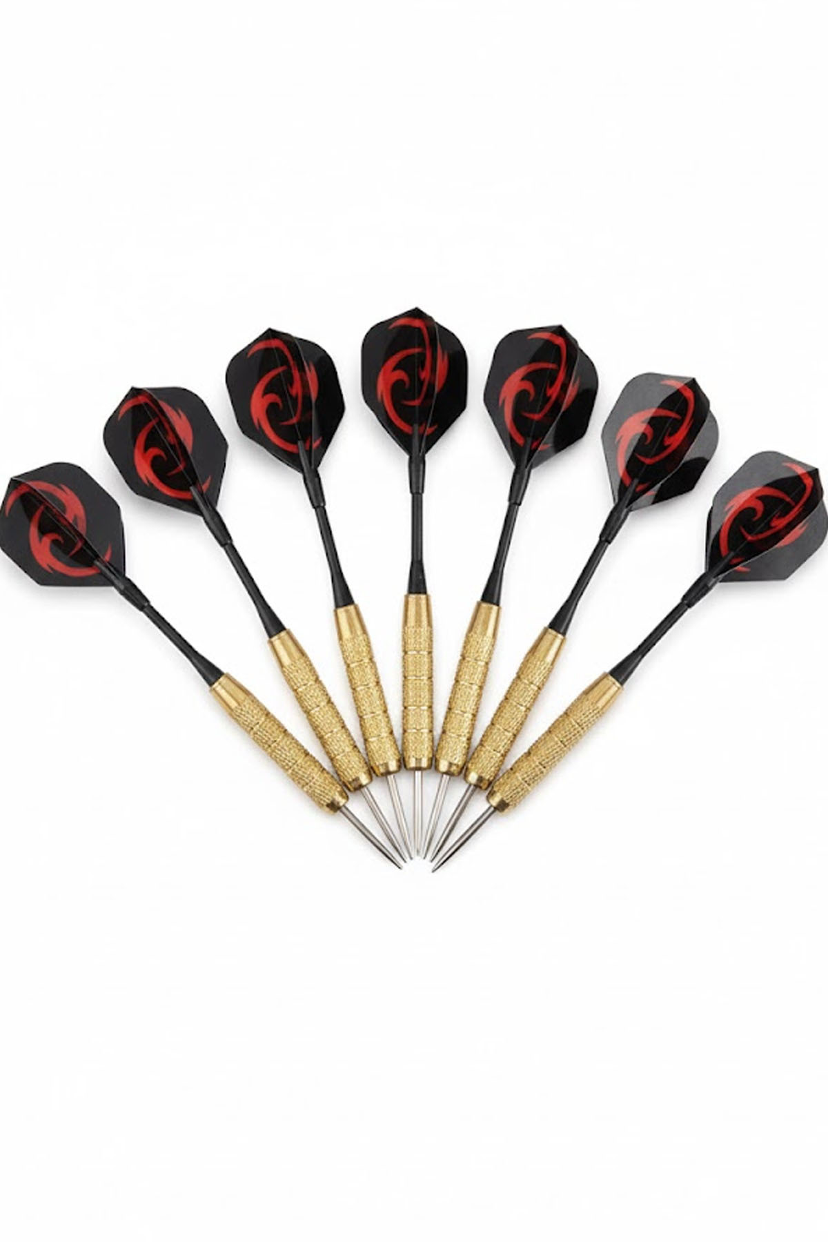 Profesyonel 9'Lu Dart Oku Seti 24 Gram Dart Ok | 9 Adet Gold Gövd