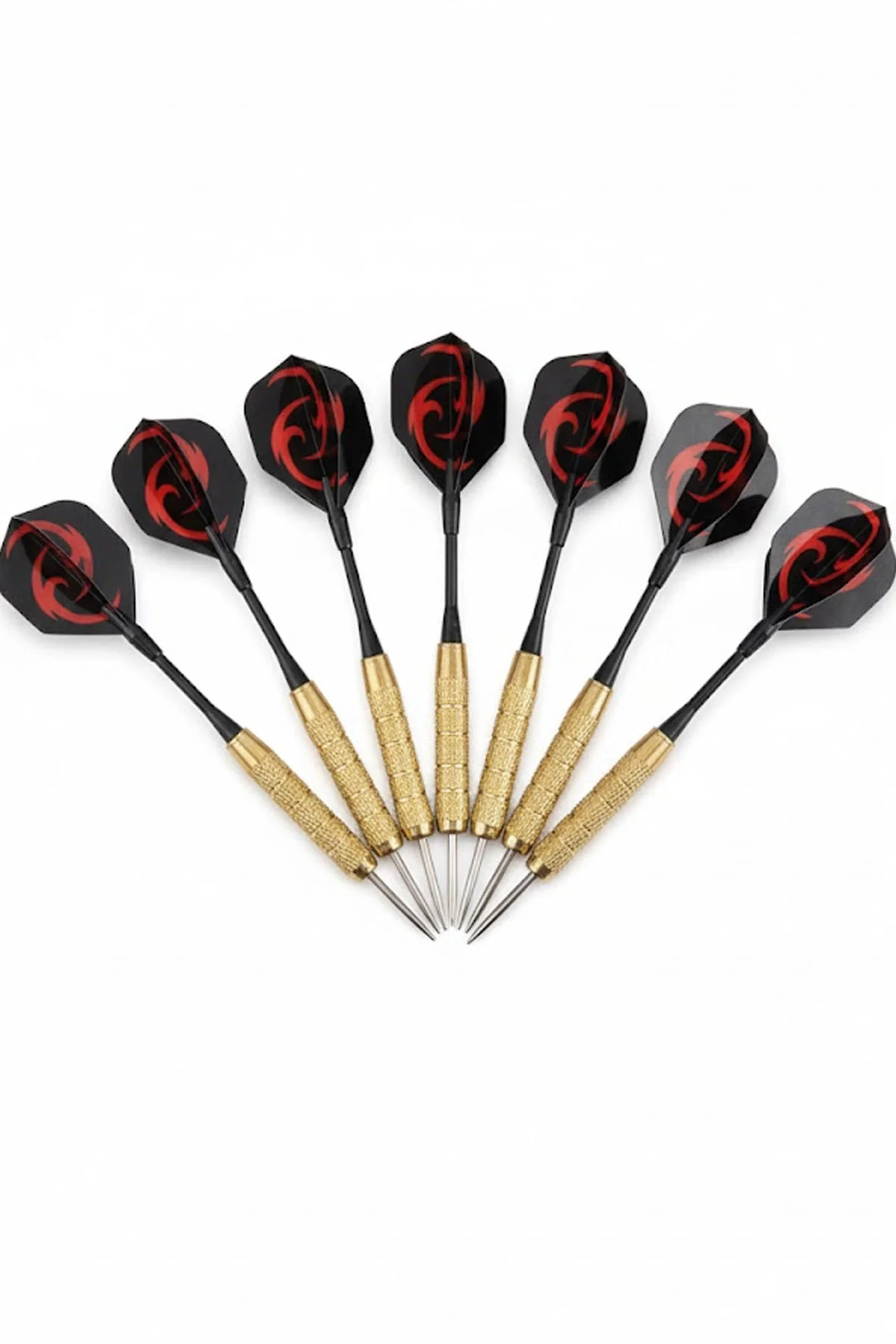 Profesyonel 9'Lu Dart Oku Seti 24 Gram Dart Ok | 9 Adet Gold Gövd