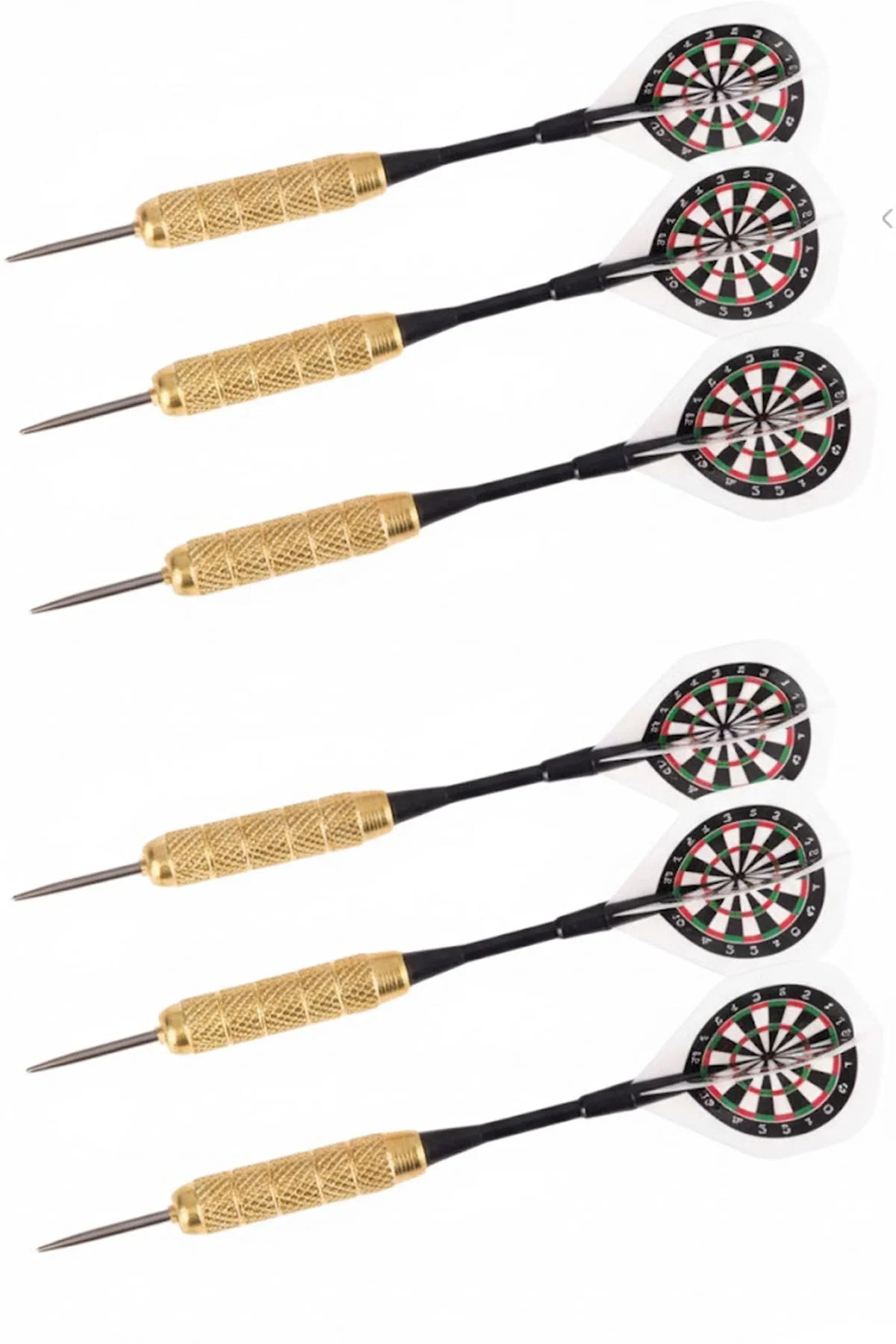 Profesyonel 9'Lu Dart Oku Seti 22 Gram Dart Ok | 9 Adet Gold Gövd