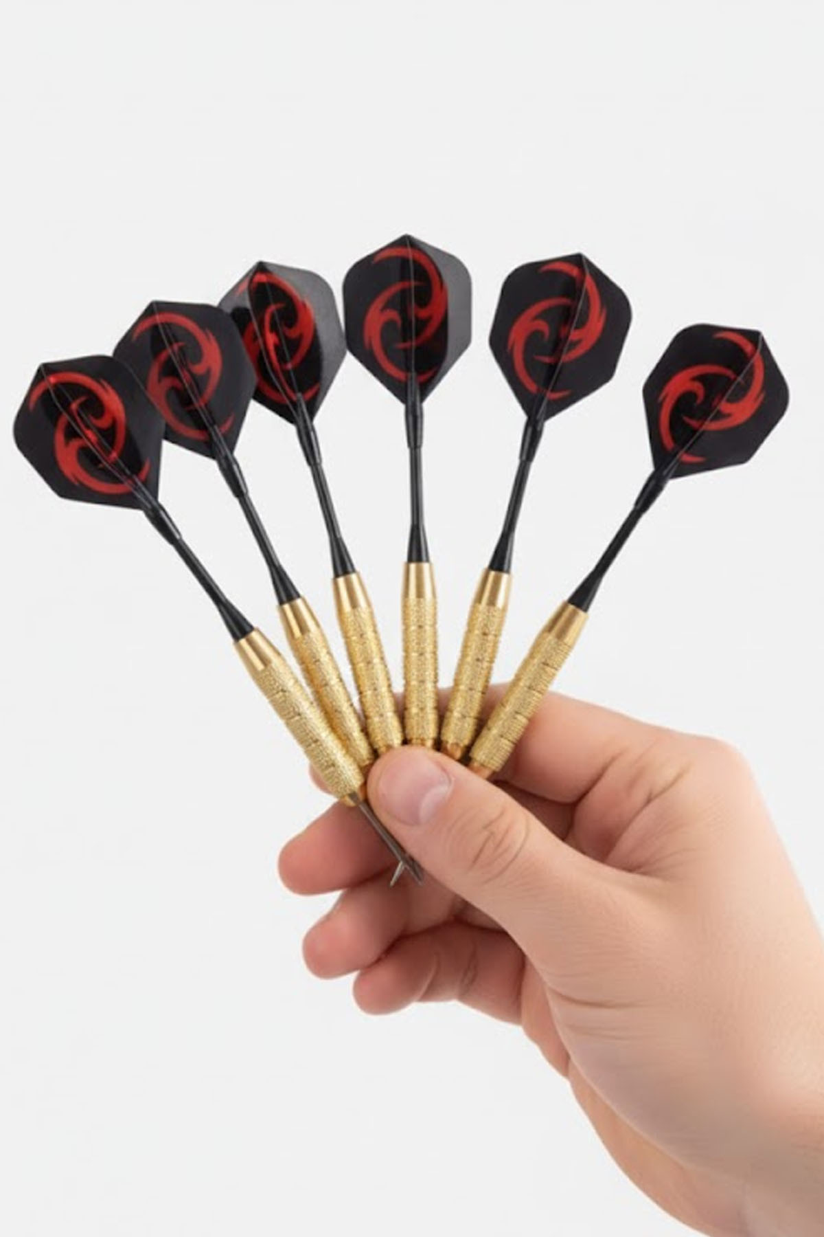 Profesyonel 9'Lu Dart Oku Seti 24 Gram Dart Ok | 9 Adet Gold Gövd