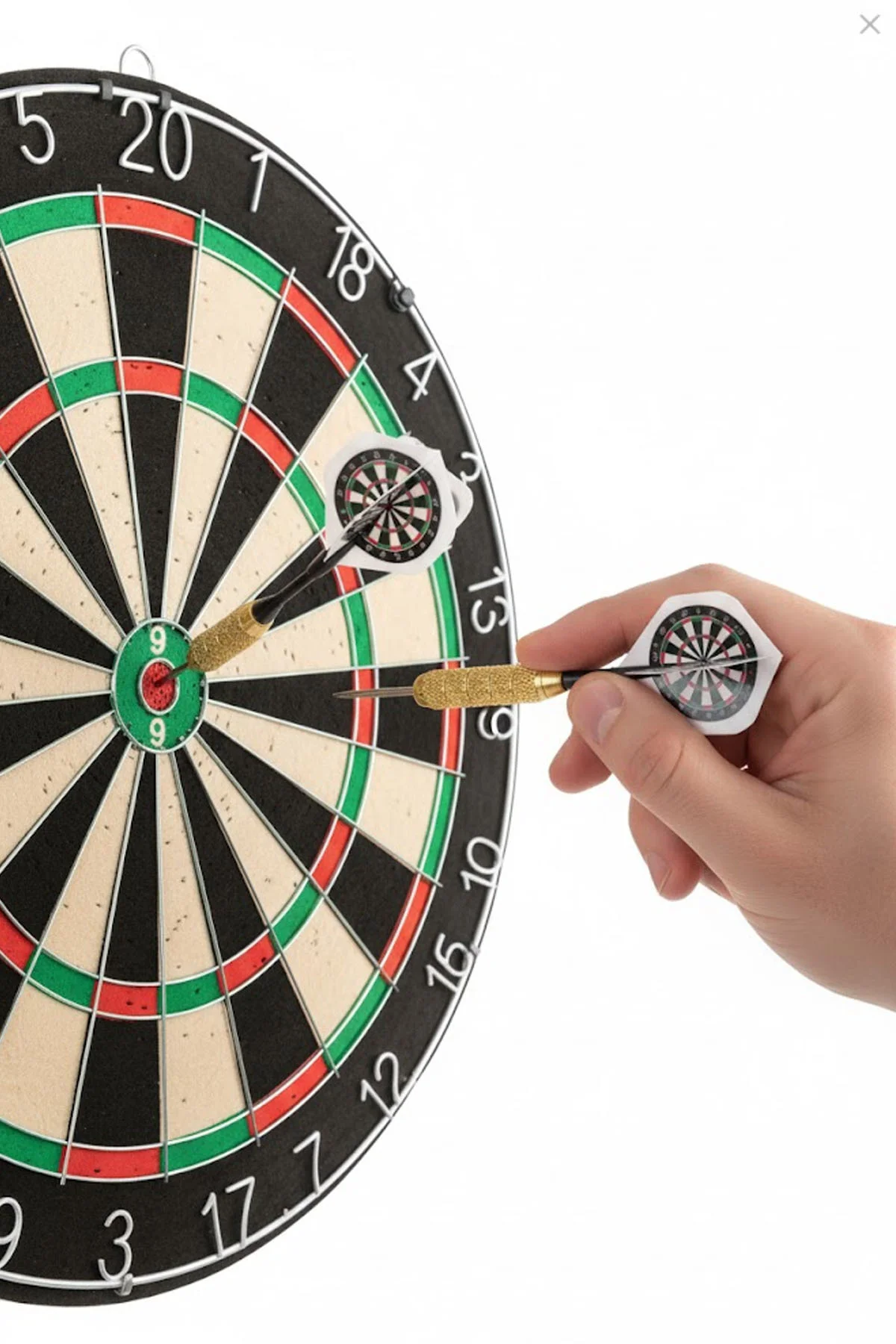 Profesyonel 9'Lu Dart Oku Seti 22 Gram Dart Ok | 9 Adet Gold Gövd