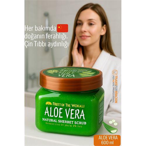 Profesyonel AloeVera Doğal Peeling - Tüm Vücut Scrub 600 ml Profesyonel AloeVera Doğal Peeling - Tüm Vücut Scrub 600 ml