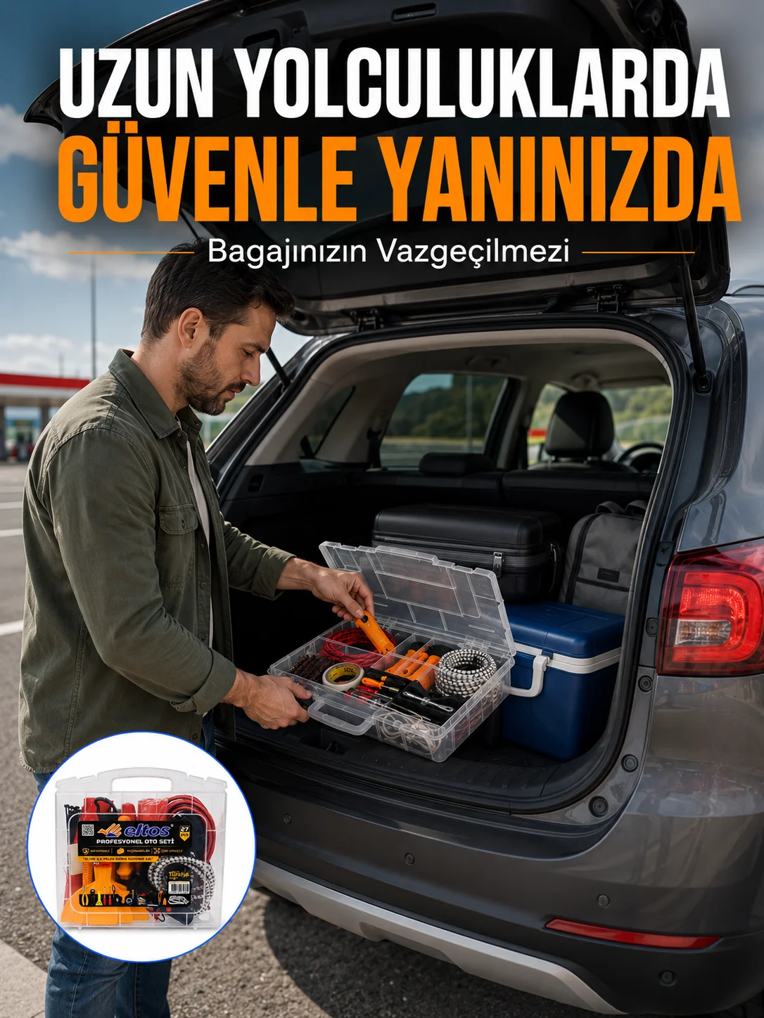 Profesyonel Araç İçi Acil Durum Seti 27 Parça Çok Amaçlı Oto Yardım Çantası Fiyatı, Yorumları ve Özellikleri