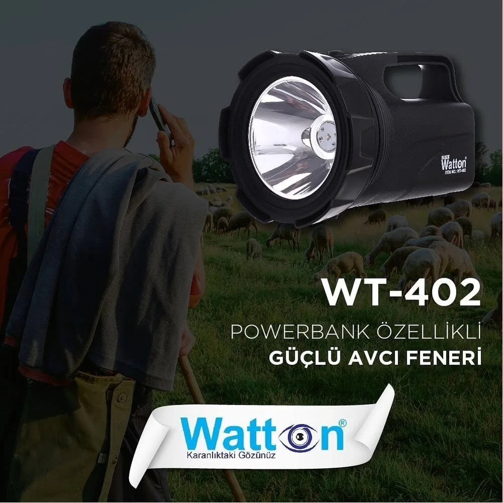 Profesyonel Avcı Feneri 30 W Gücünde Wt-402 Profesyonel Avcı Feneri 30 W Gücünde Wt-402