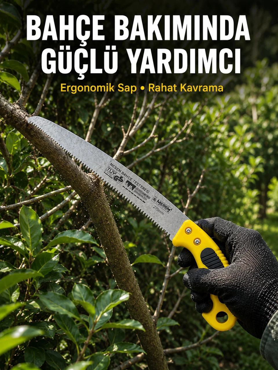 Profesyonel Bahçe Bıçkısı Ergonomik Saplı Kesim Aleti - Lisinya