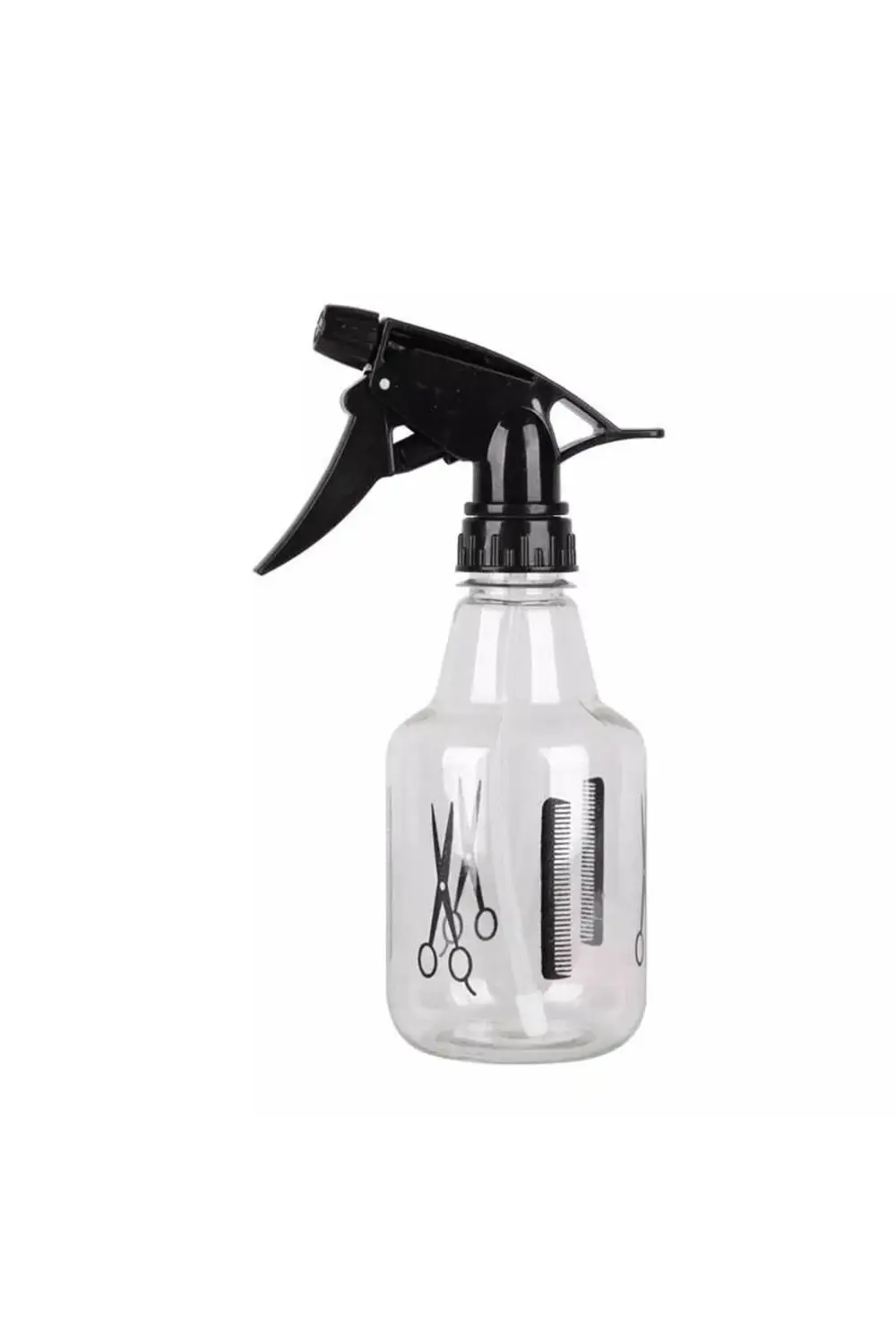 Profesyonel Berber Kuaför Sprey Tetikli Püskürtücü Şeffaf Boş Fıs