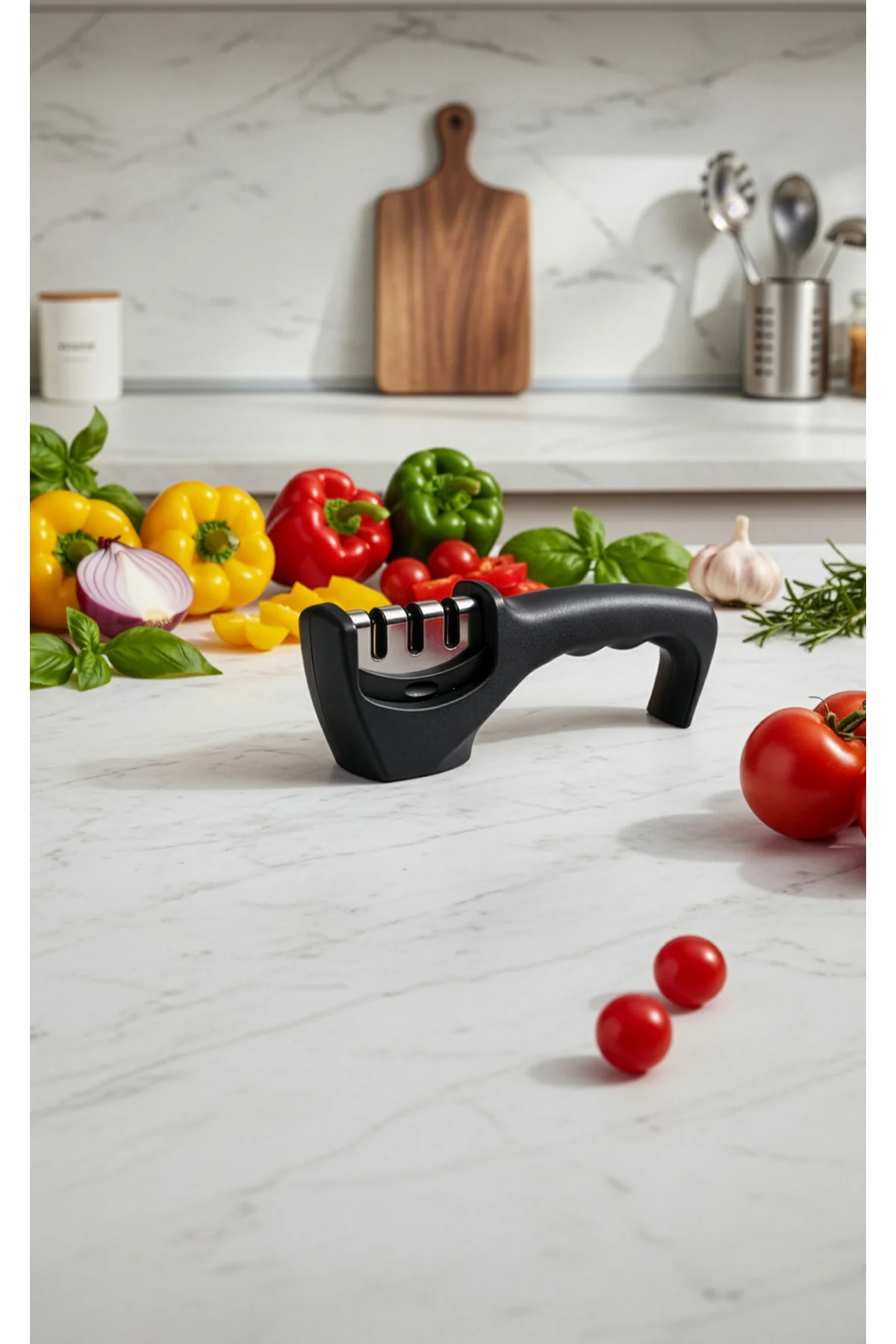 Profesyonel Bıçak Bileme Aleti-3 Aşamalı Premium Keskinlik