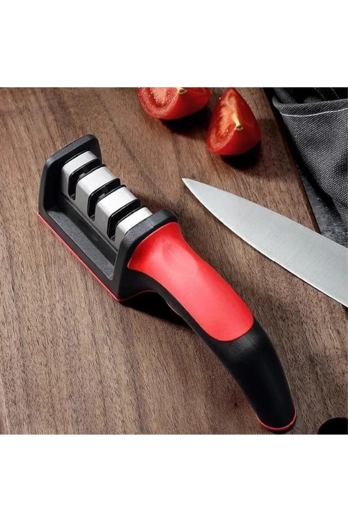 Profesyonel Bıçak Bileyici - 3 Açılı Elmas, Seramik, Tungsten Çel