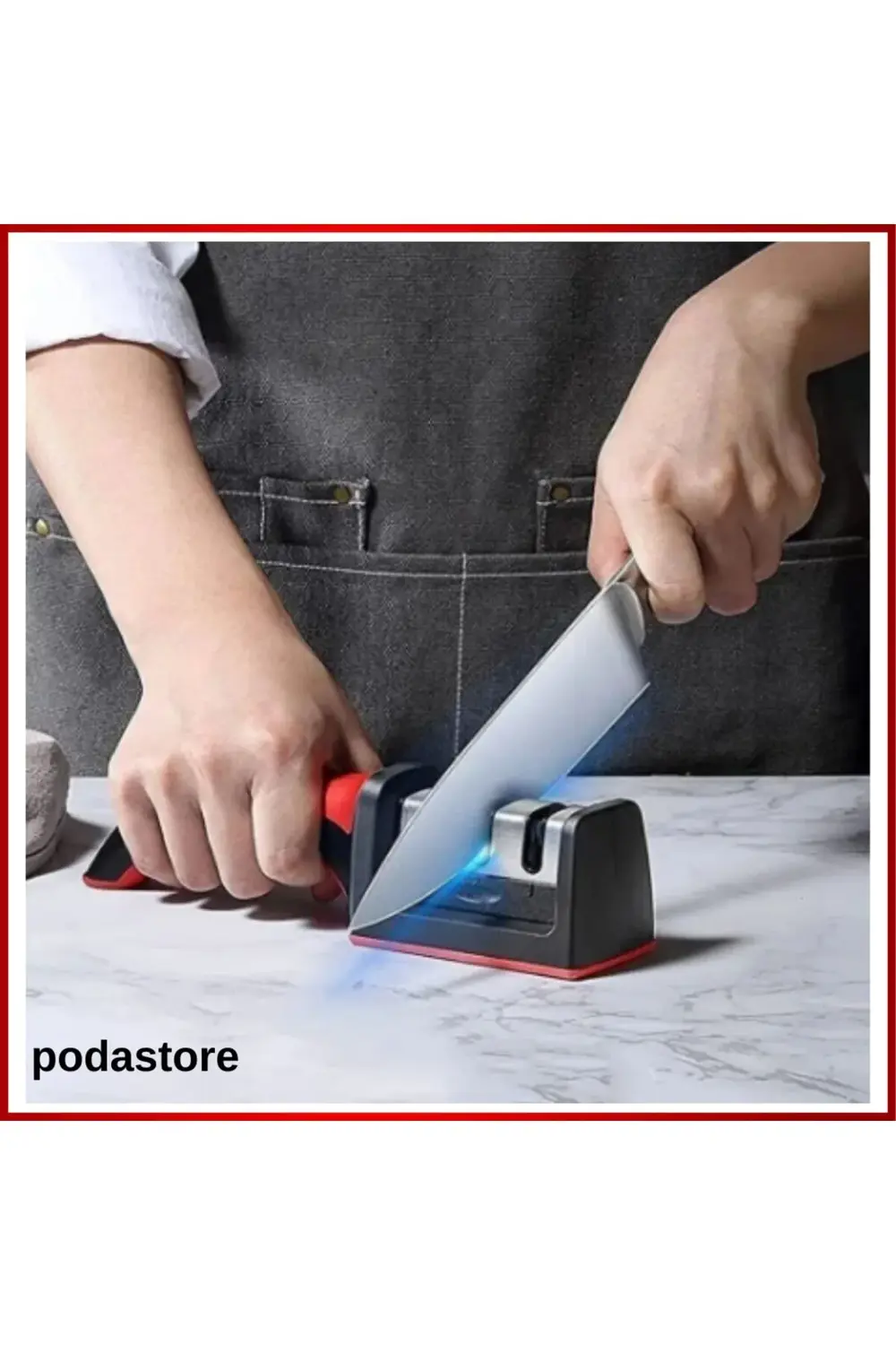 Profesyonel Biçak Bileyici. Ultra Keskin Bileme. 3 Açılı Pratik K