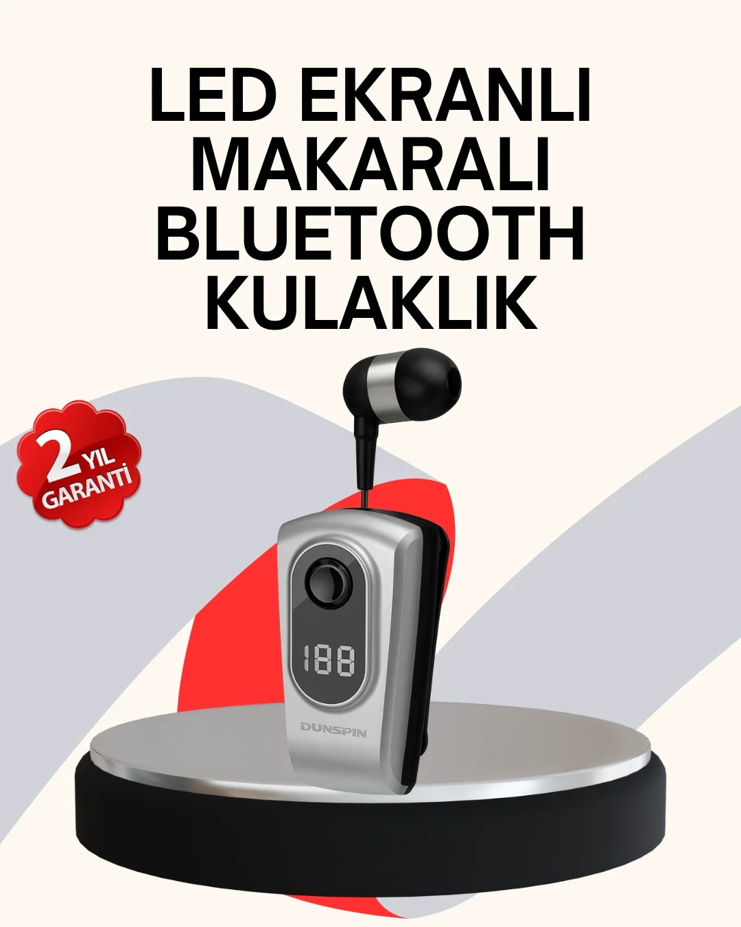 Profesyonel Bluetooth Kulaklık – Klipsli, Titreşimli, Dijital Göstergeli Fiyatı, Yorumları ve Özellikleri