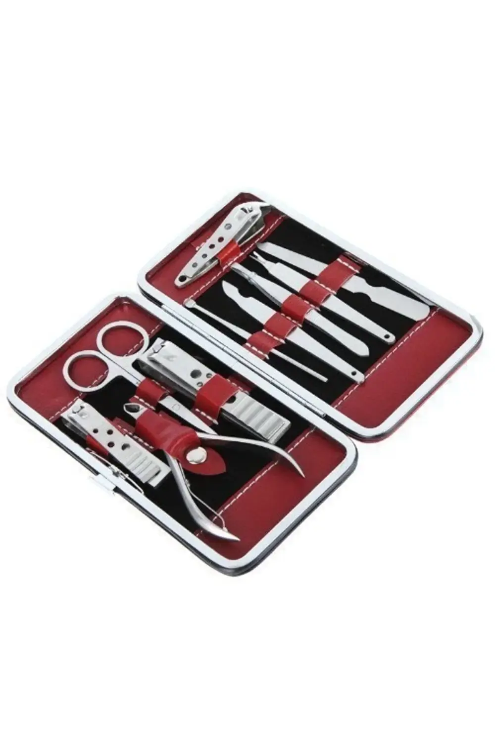 Profesyonel Çelik Manikür Pedikür Seti 10 Parça