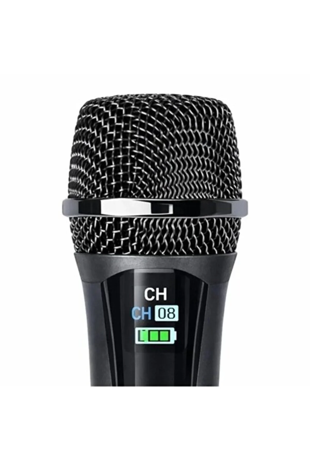 Profesyonel Çiftli Kablosuz Mikrofon Seti Karaoke Şarj Edilebilir