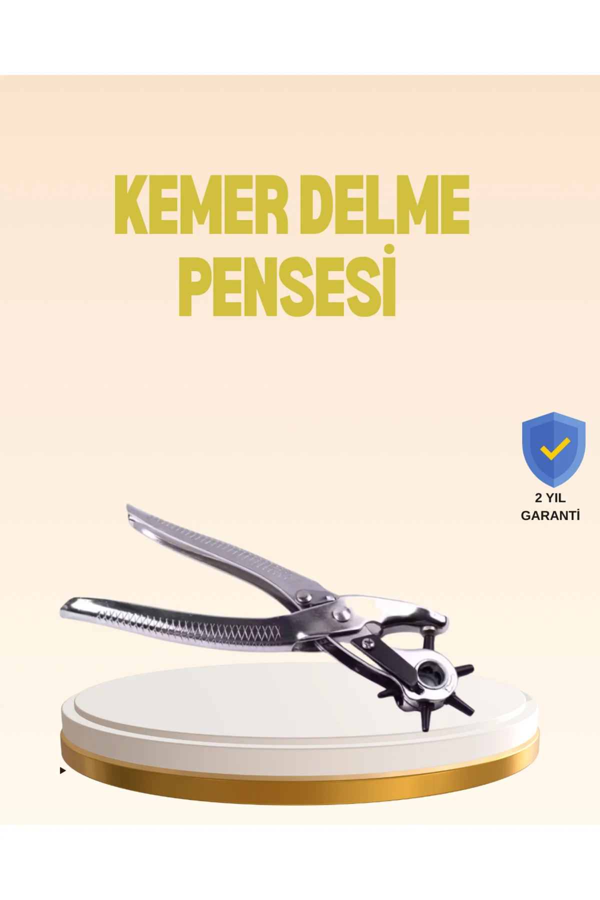 Profesyonel Deri Delme Pensesi Döner Başlıklı Kemer Delici 6 Fonk