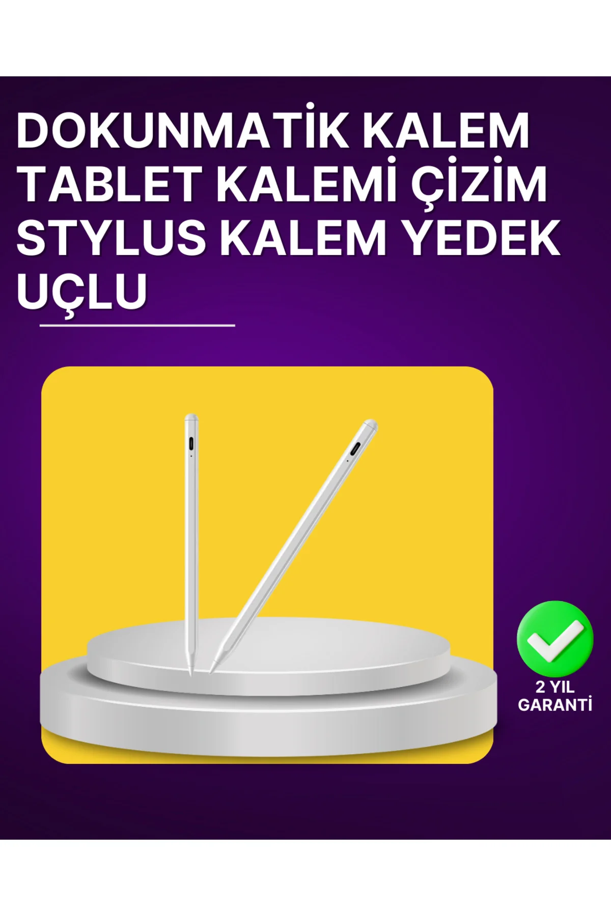 Profesyonel Dijital Kalem – Hassas Eğim Sensörü ve Uzun Süreli Ku