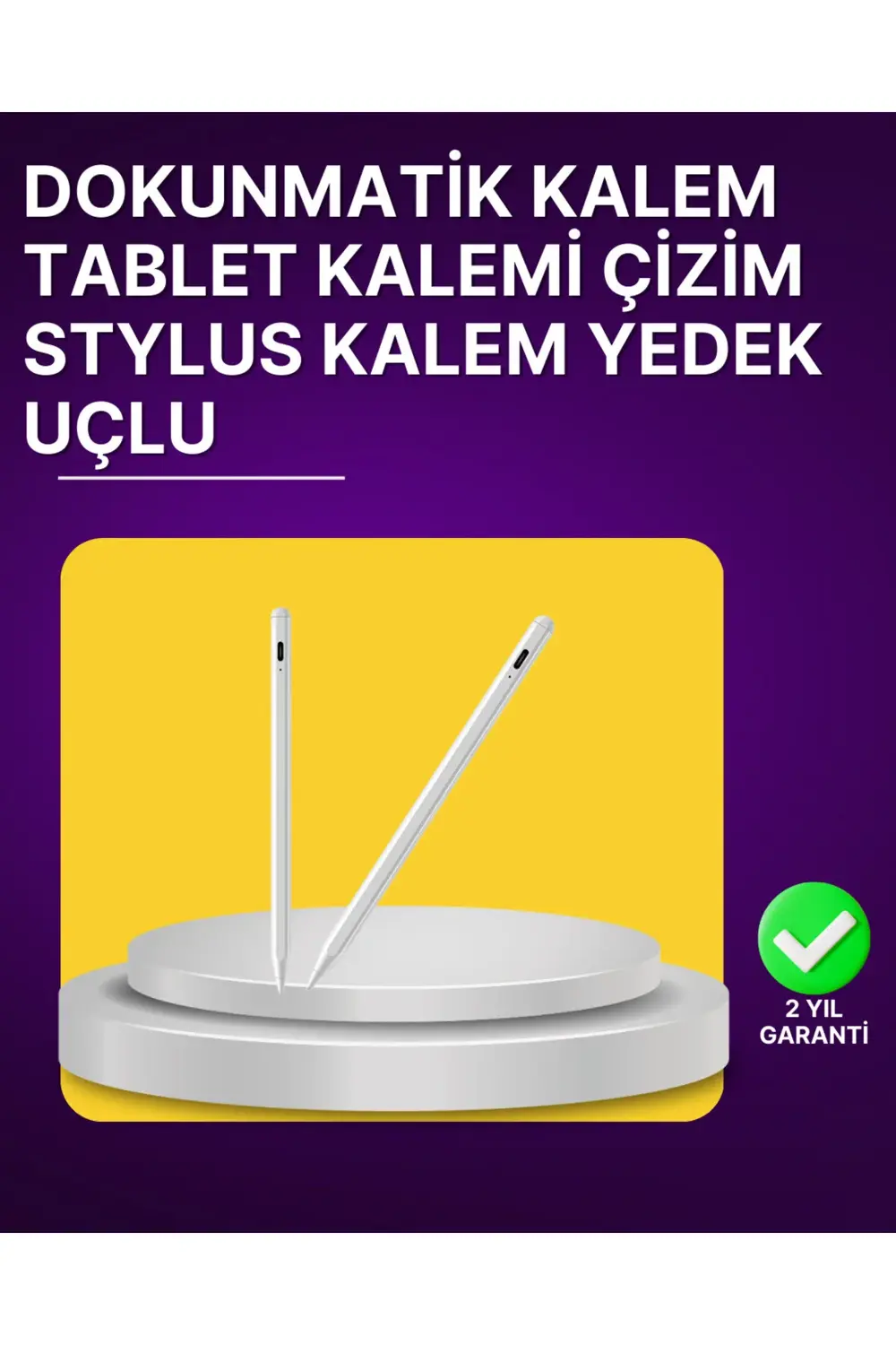 Profesyonel Dijital Kalem – Hassas Eğim Sensörü ve Uzun Süreli Ku