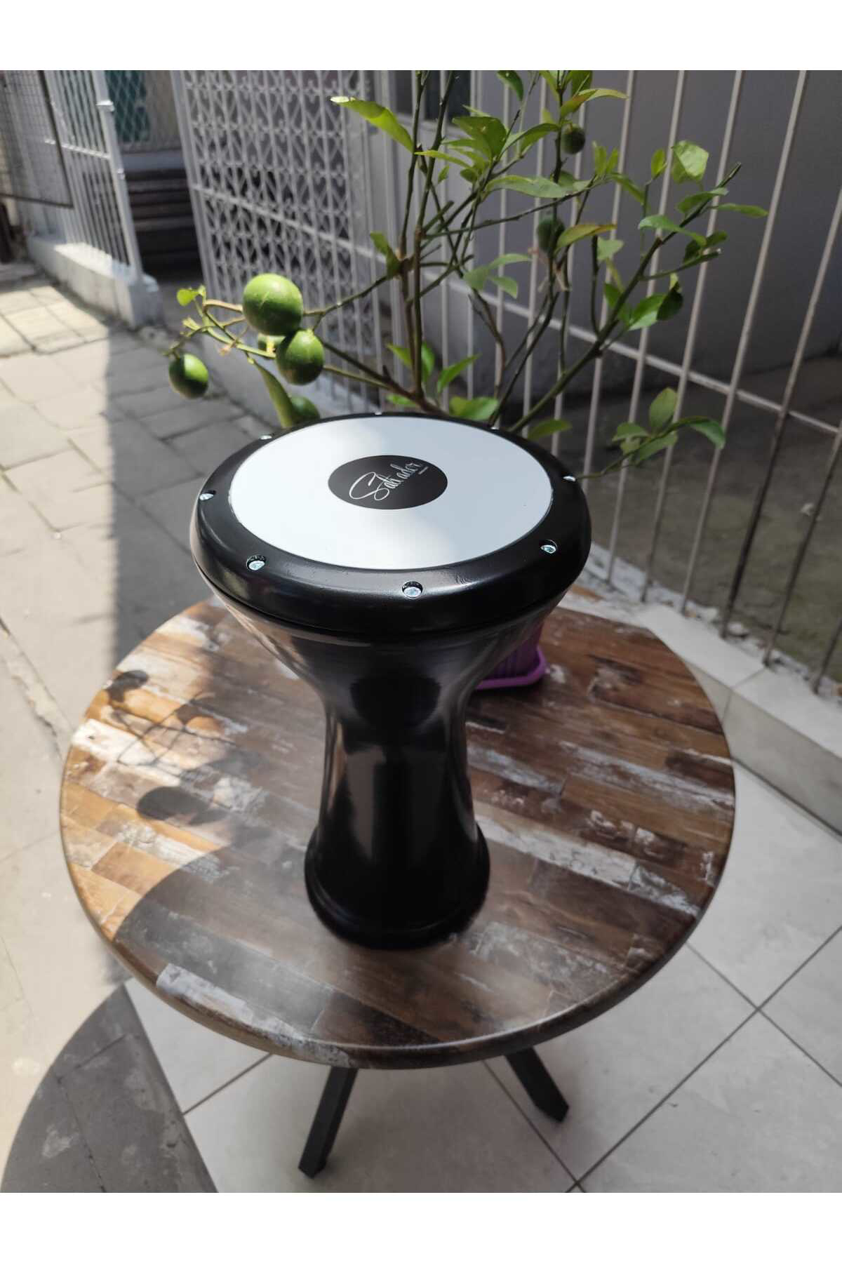 Salvador Profesyonel Döküm Darbuka Büyük Boy Misir Çömlek Darbuka Parlak S