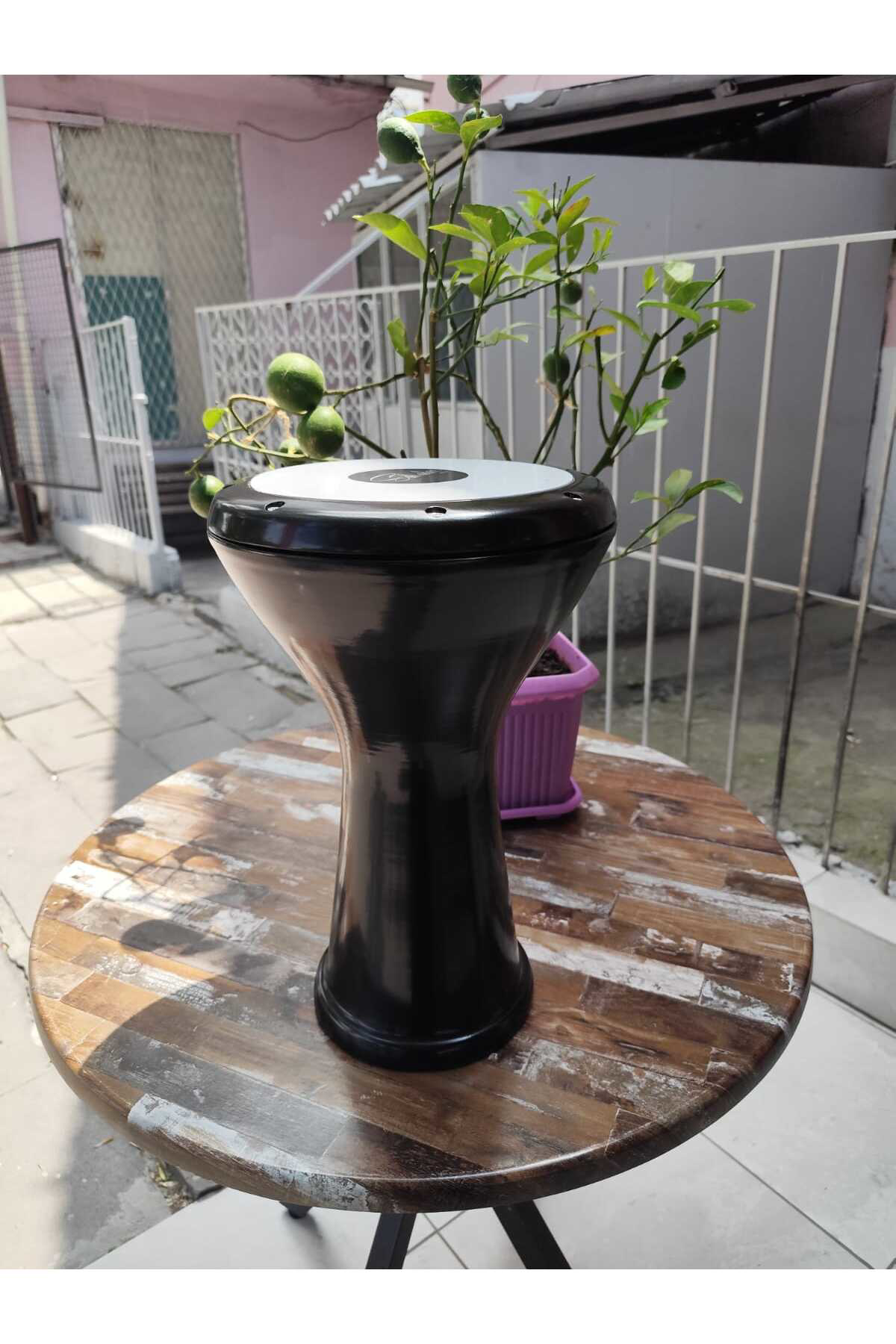 Salvador Profesyonel Döküm Darbuka Büyük Boy Misir Çömlek Darbuka Parlak S
