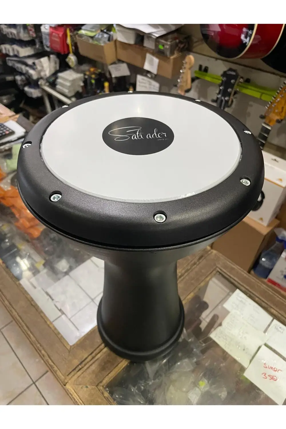 Profesyonel Döküm Darbuka Büyük Boy Mısır Çömlek Darbuka Mat Siya