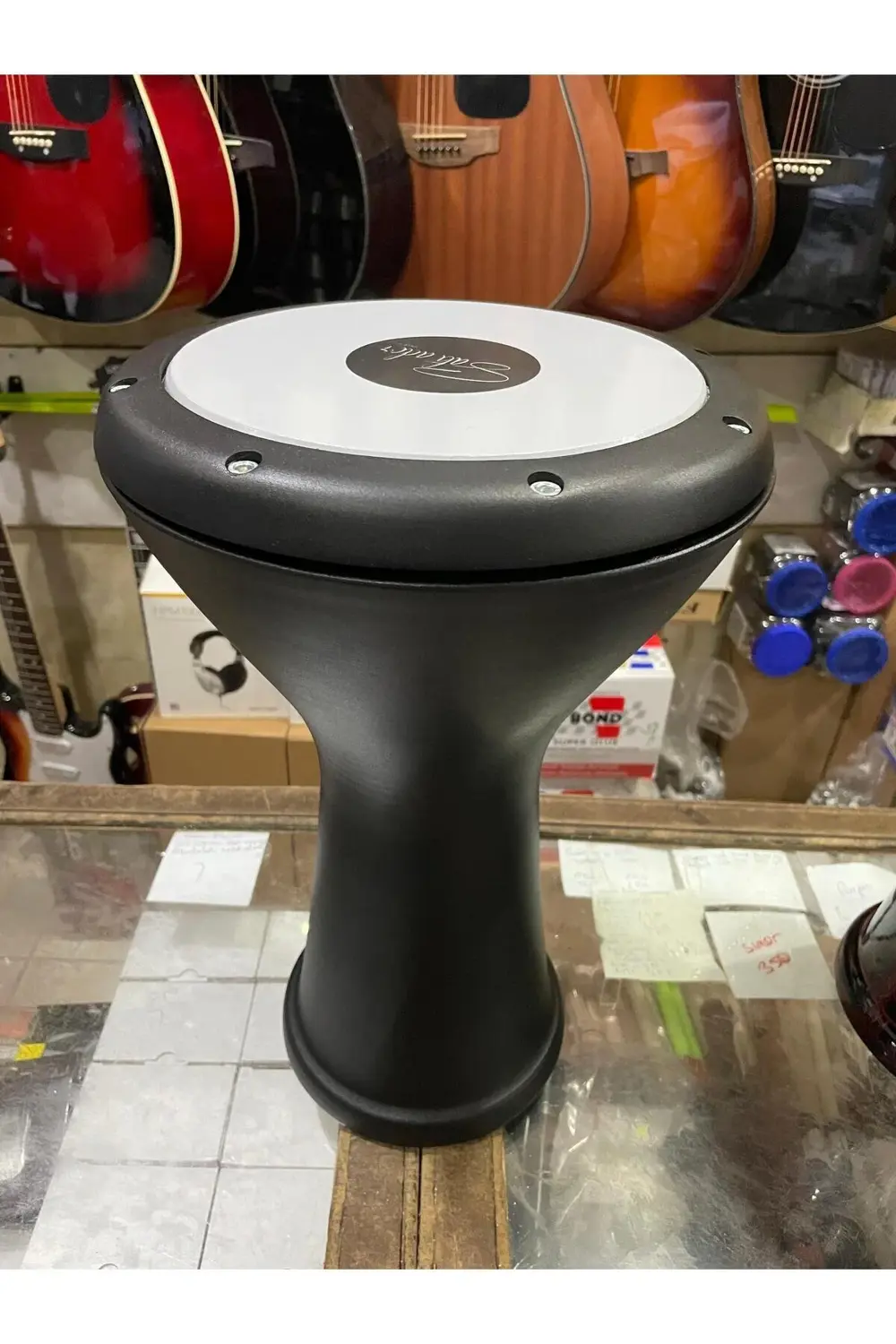 Profesyonel Döküm Darbuka Büyük Boy Mısır Çömlek Darbuka Mat Siya