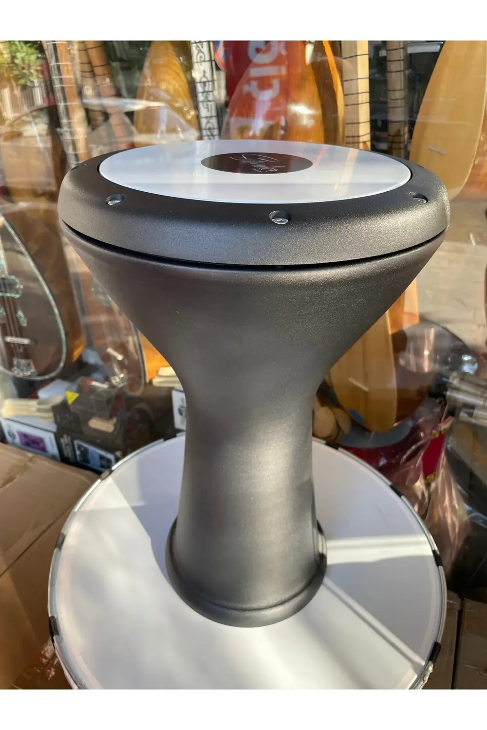 Profesyonel Döküm Darbuka Büyük Boy Mısır Çömlek Darbuka Mat Siya