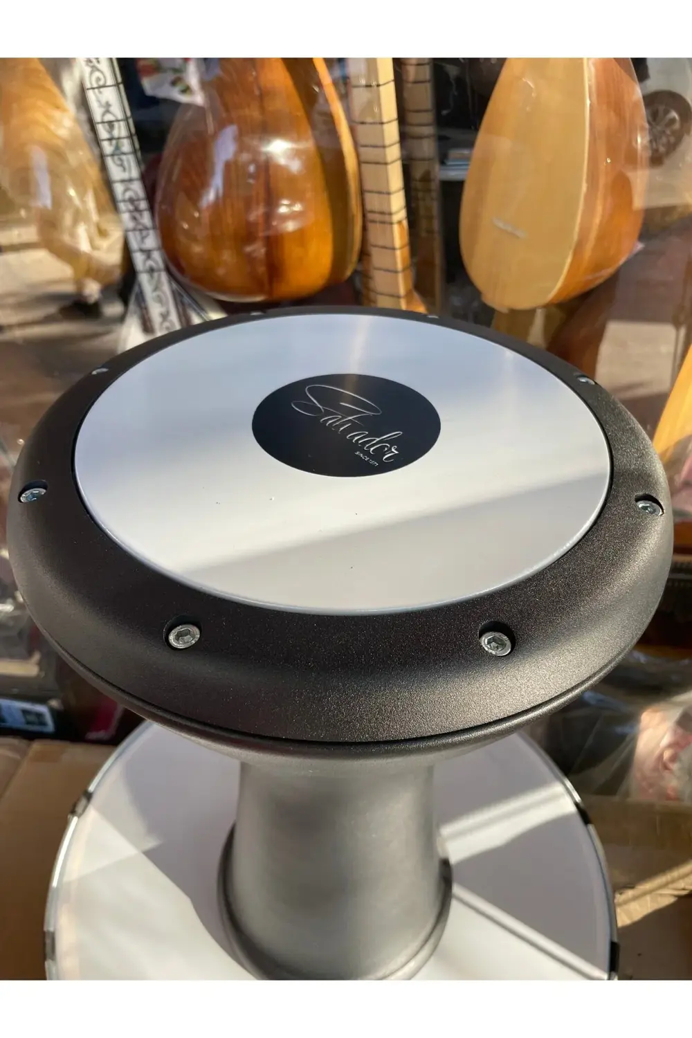 Profesyonel Döküm Darbuka Büyük Boy Mısır Çömlek Darbuka Mat Siya