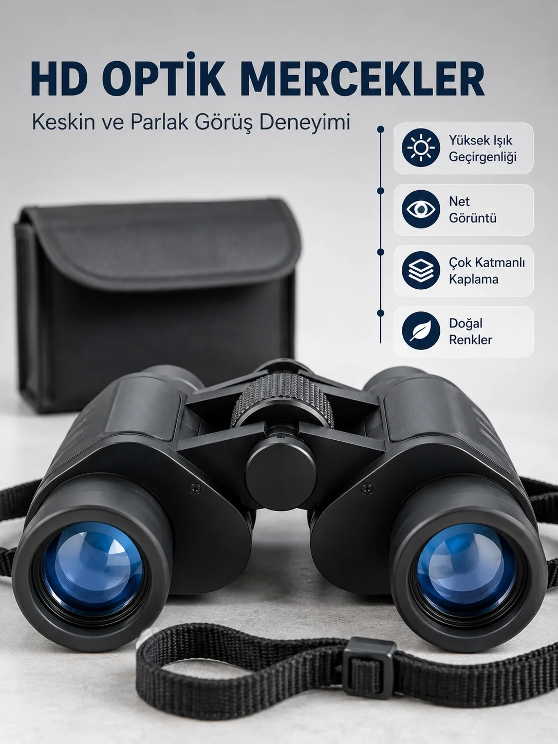 Profesyonel El Dürbünü 20x Yakınlaştırma Doğa Gözlem ve Seyahat İçin İdeal