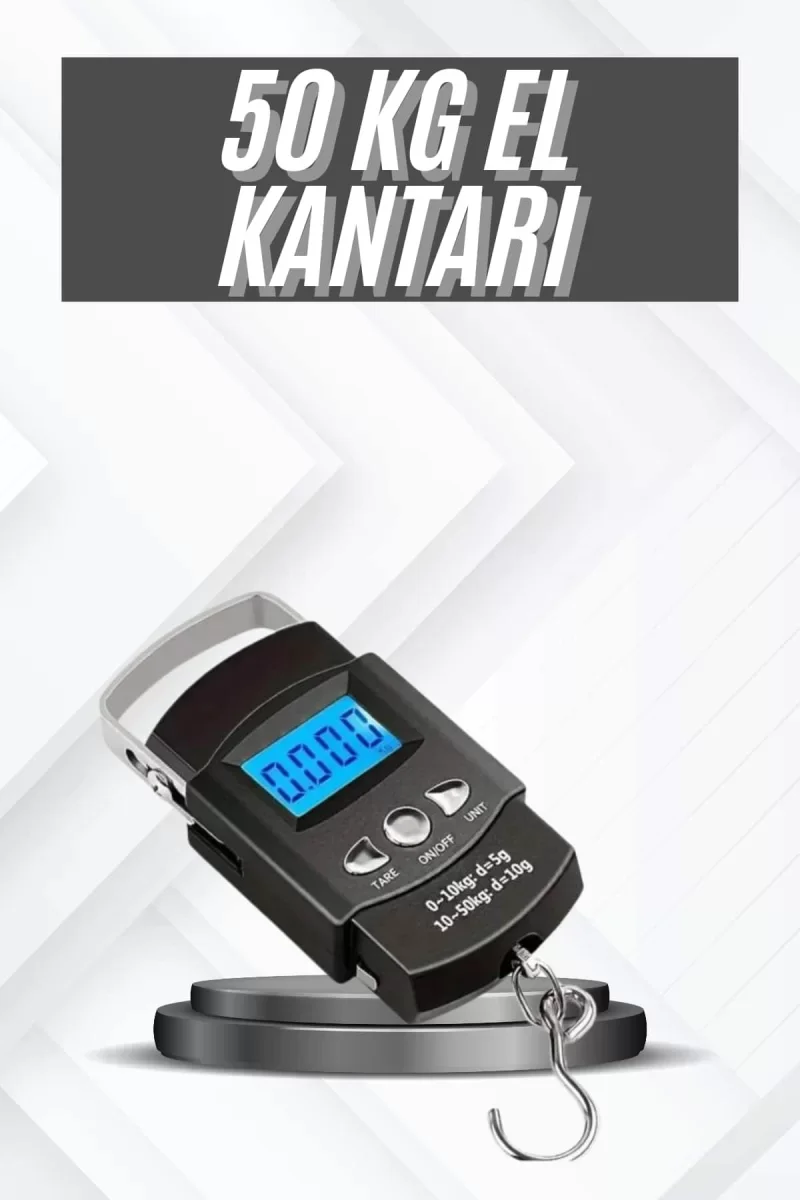 Profesyonel El Terazisi El Kantarı 50 Kg Dijital Göstergeli Tartı - Lisinya