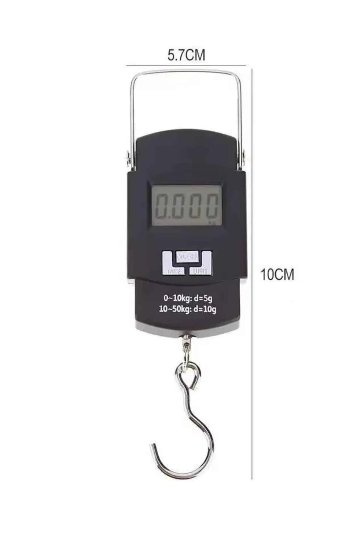 Profesyonel El Terazisi El Kantarı 50 Kg Dijital Göstergeli Tartı