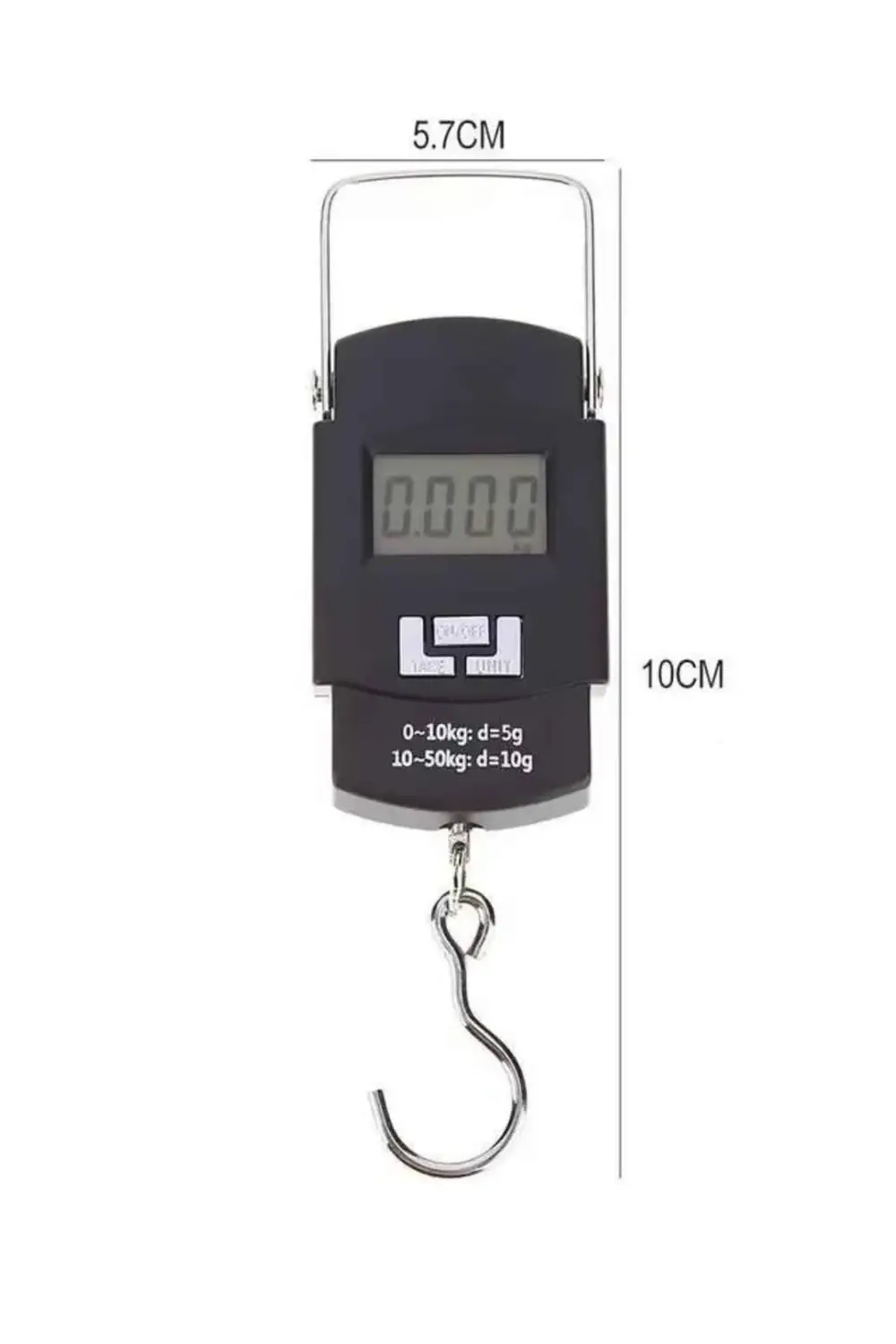 Profesyonel El Terazisi El Kantarı 50 Kg Dijital Göstergeli Tartı