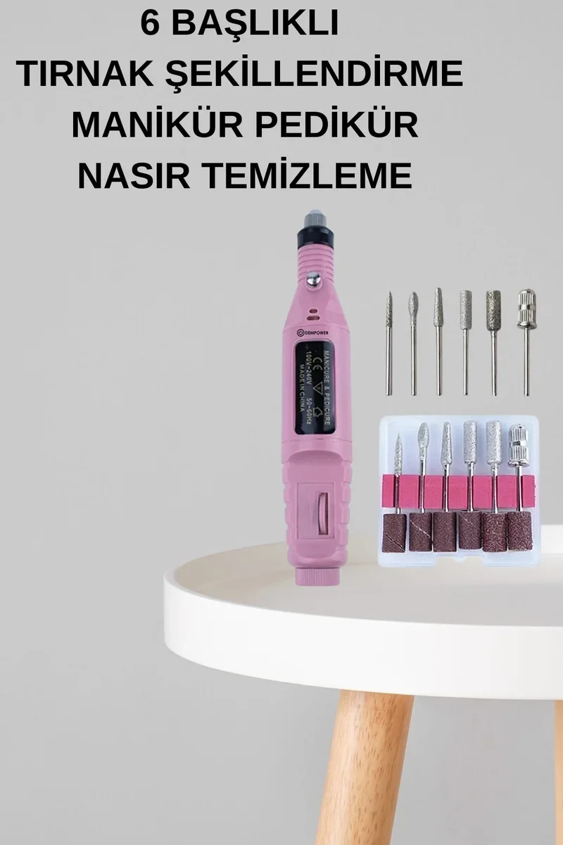 Profesyonel Elektrikli Manikür Pedikür Cihazı - Evde Tırnak Bakımı ve Nasır Temizleme Seti Fiyatı, Yorumları ve Özellikleri