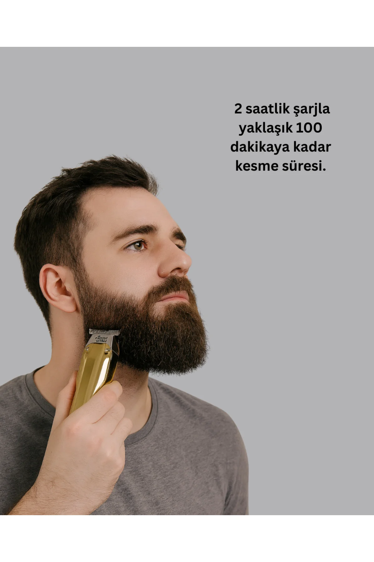 Profesyonel Erkek Tıraş Makinesi Güçlü Kesim Ve Uzun Şarj Süreli