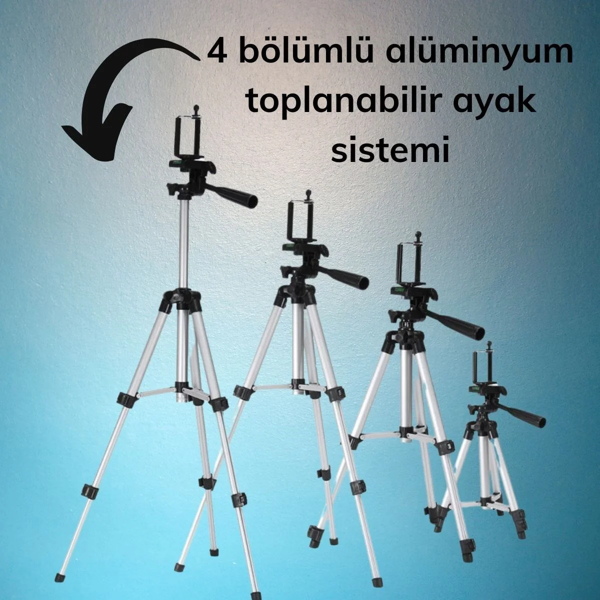 Profesyonel Fotoğraf Makinası Tripodu (4741)