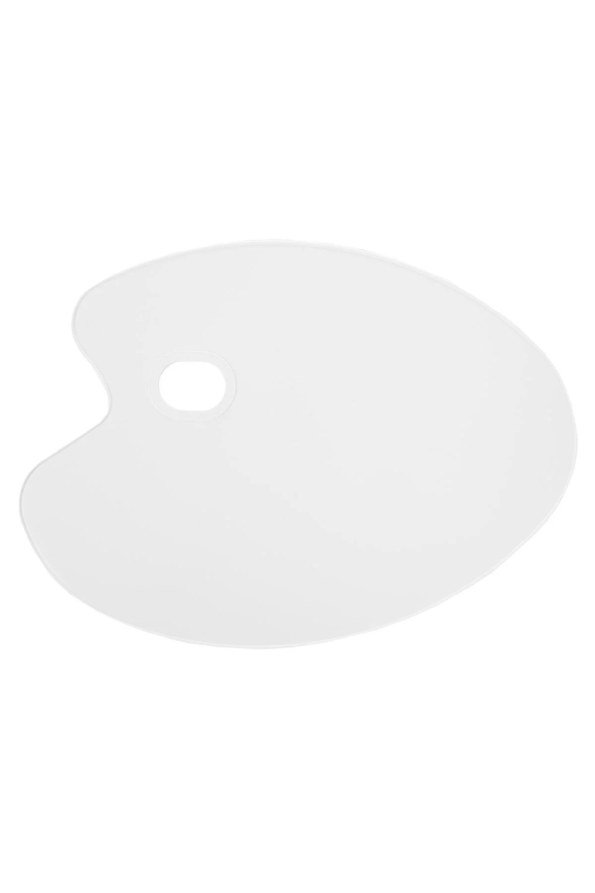 PROFESYONEL GODESİZ OVAL RESİM PALETİ BEYAZ 30 X 40 CM.