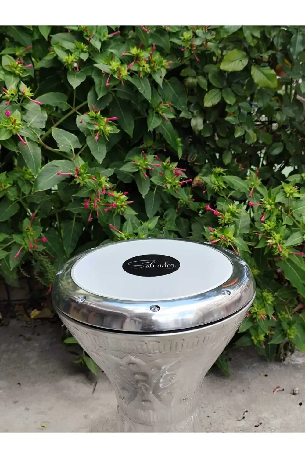 Profesyonel Işlemeli Desenli Döküm Darbuka Mısır Çömlek Darbuka -