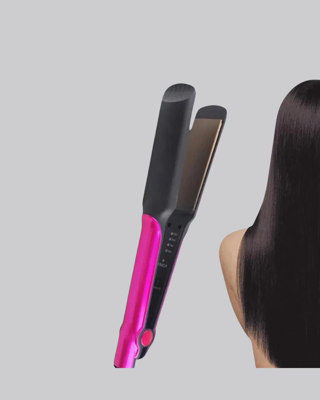 Profesyonel İyon Teknolojili Saç Düzleştirici – 220°C Hızlı Isınm