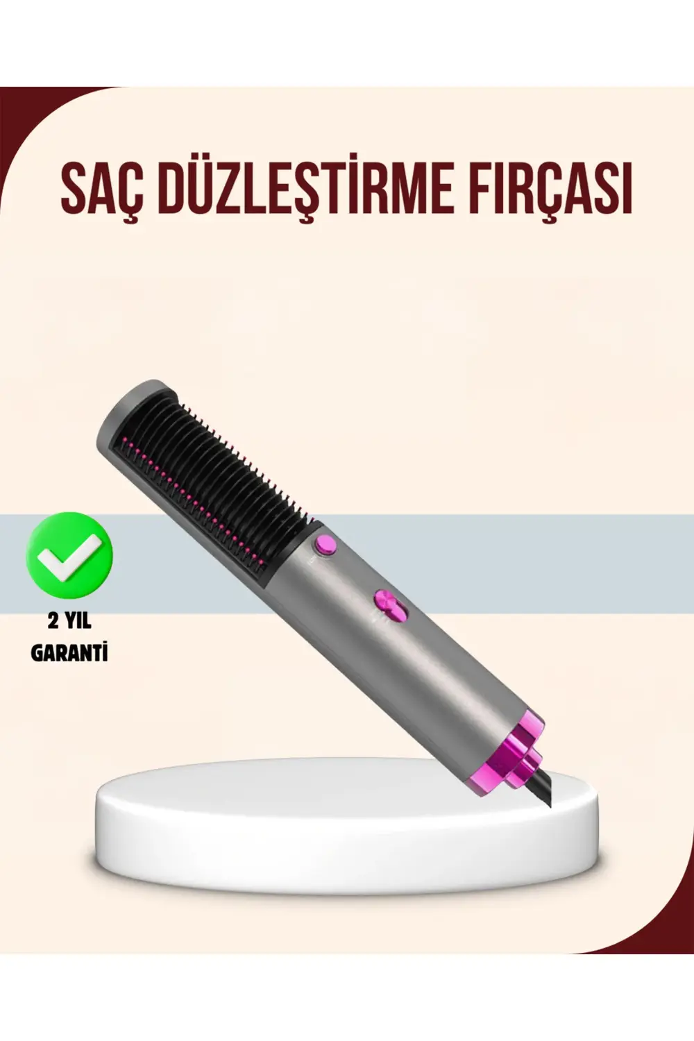 Profesyonel İyon Teknolojili Sıcak Hava Fırçası