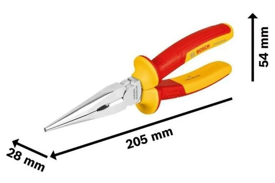 Profesyonel İzoleli Düz Kargab 200 mm