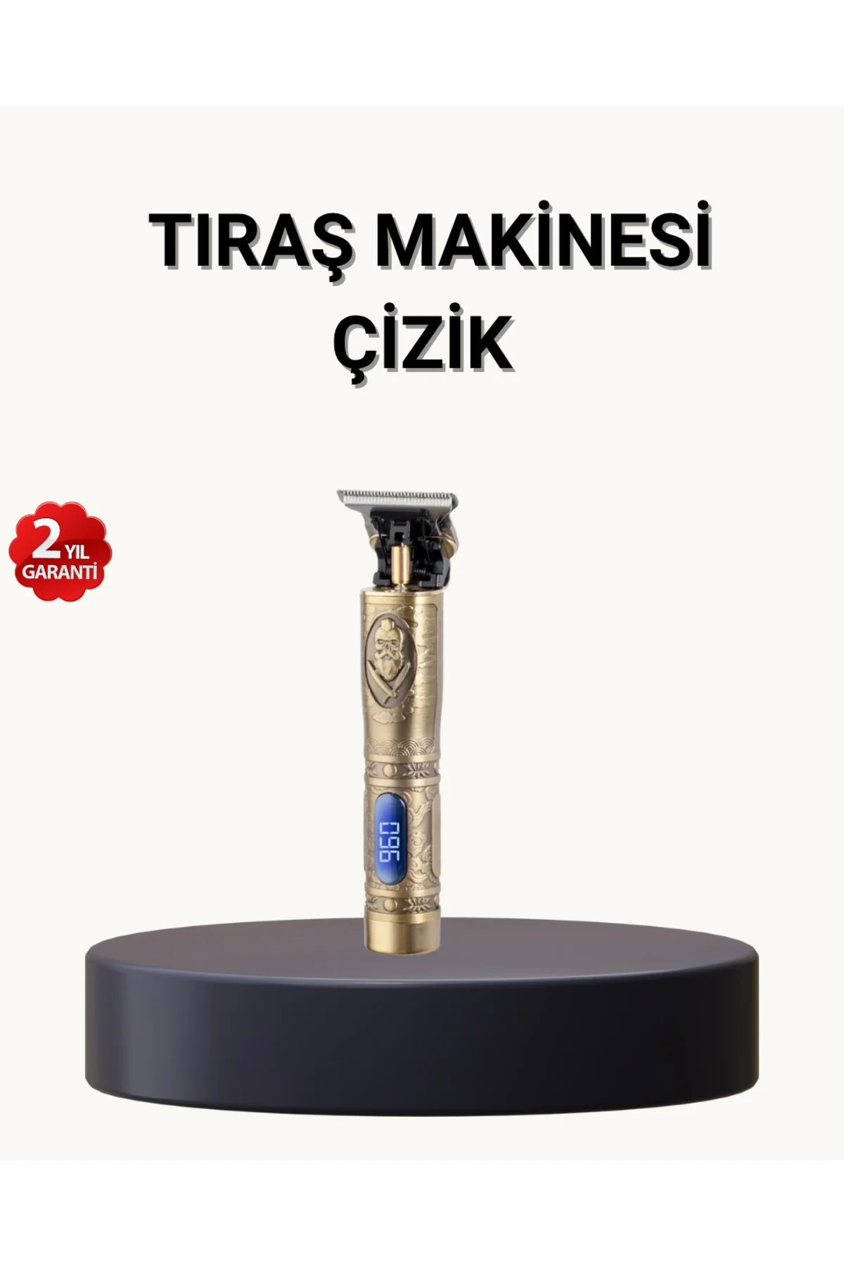 Profesyonel Kablosuz Tıraş Makinesi – 1-2 Saat Kesintisiz Kullanı