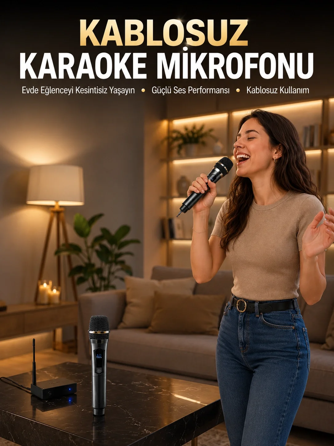 Profesyonel Kablosuz Mikrofon Seti Çift Mikrofonlu Fiyatı, Yorumları ve Özellikleri