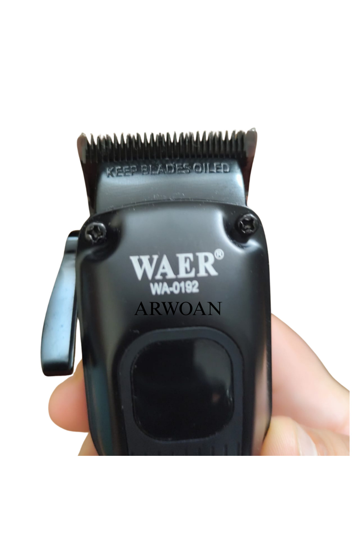 Arwoan Profesyonel Kablosuz Saç Traş Makinesi - Led Ekran, 6500 Rpm Hız,