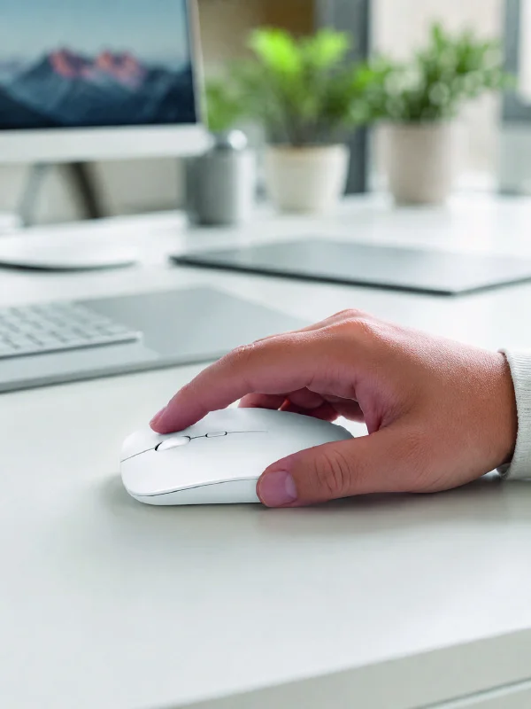 Profesyonel Kablosuz Bluetooth Mouse Çift Modlu Şarjlı Ergonomik Fare