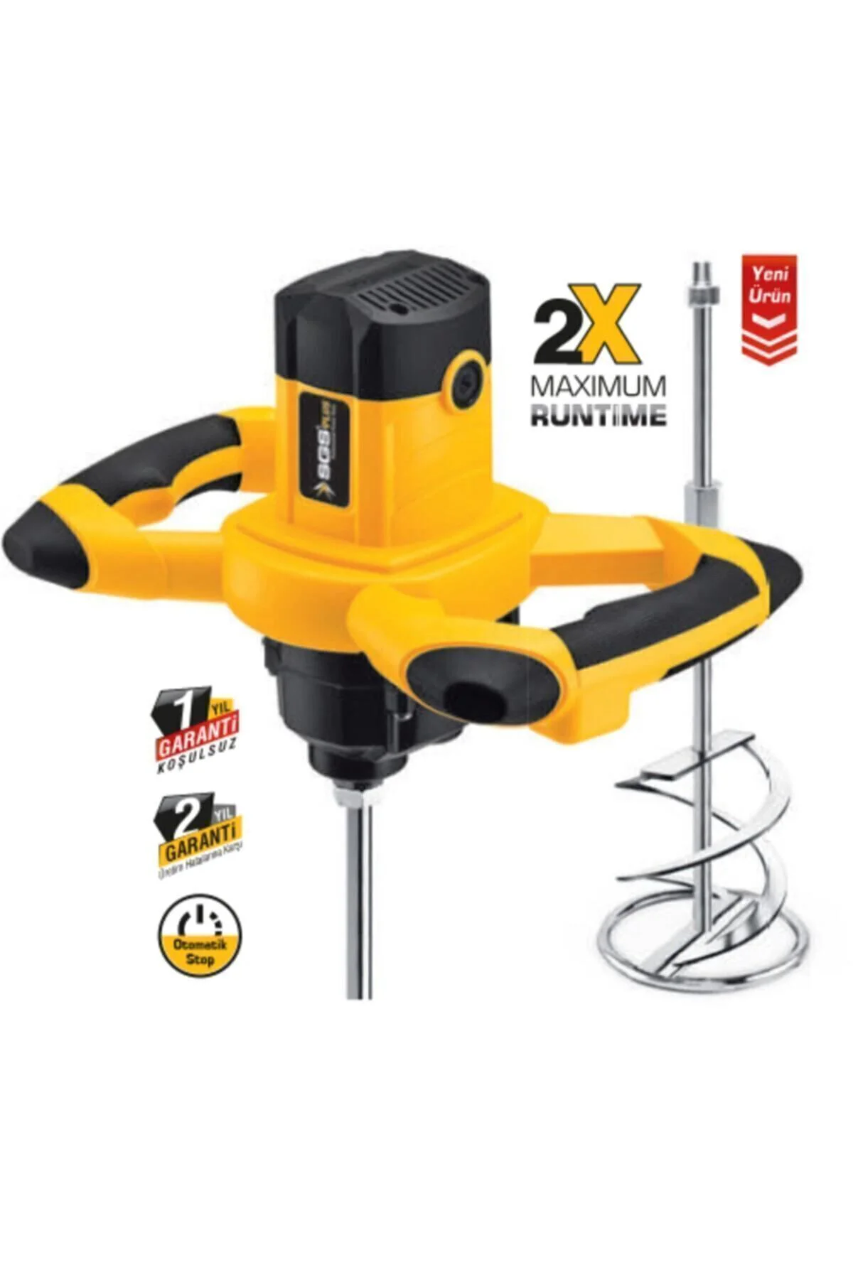 Profesyonel Karıştırıcı Mixer 1600 W Boya Ve Harç Karıştırıcı SGS
