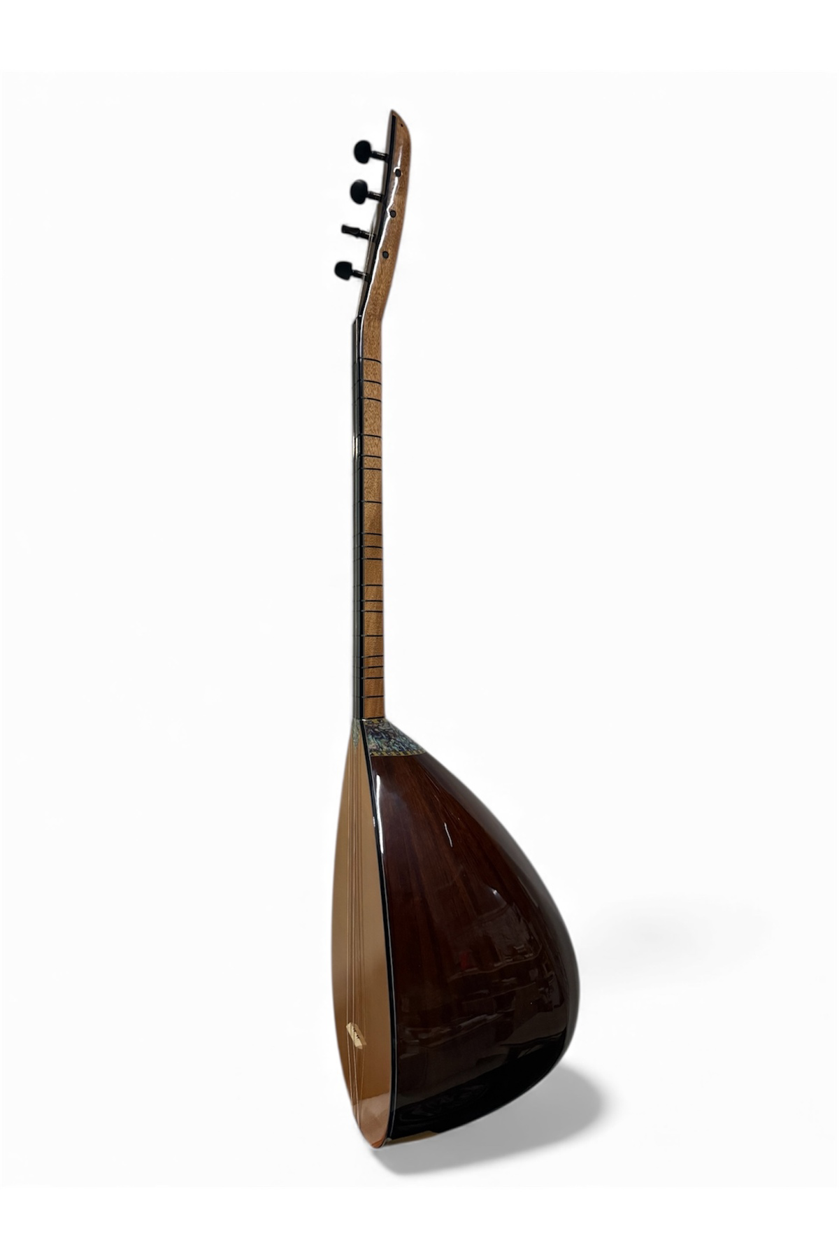 Profesyonel Kısa Sap Bağlama, Amerikan Cevizi, Kanada Kapak, Aban