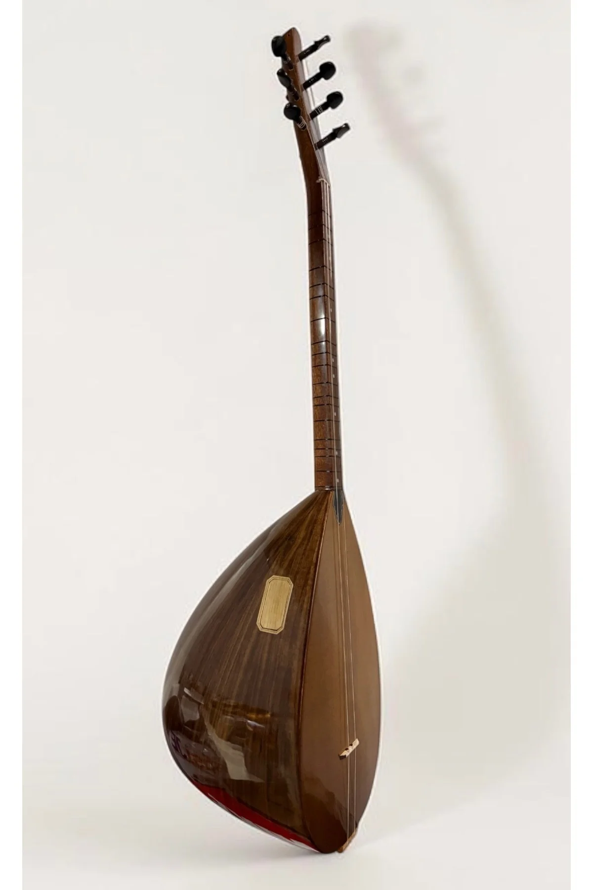 Profesyonel Kısa Sap Bağlama | Amerikan Cevizi | Kanada Kapak | Çift Kafes | Mihraplı