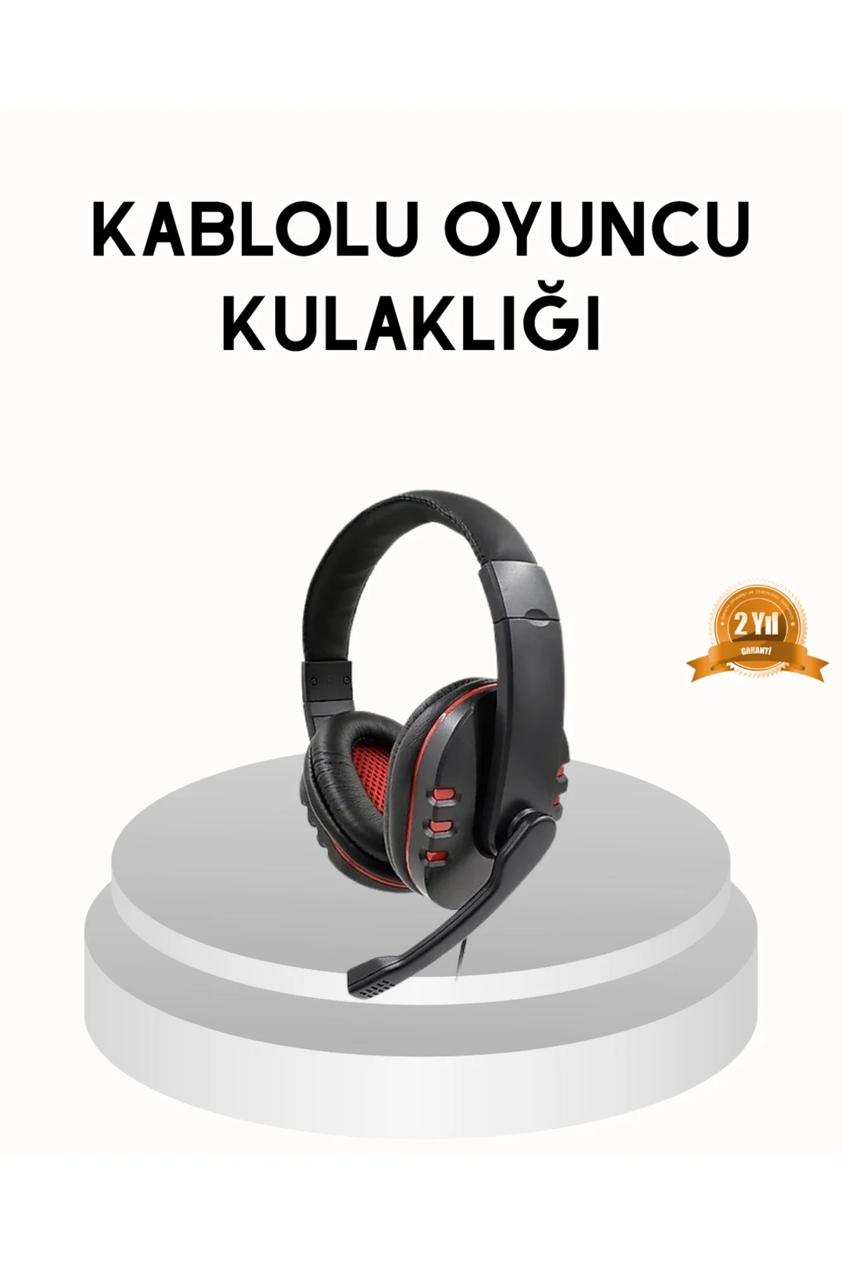 Profesyonel Kulaklık – Mikrofonlu Yumuşak Pedli Stereo Ses Kalite
