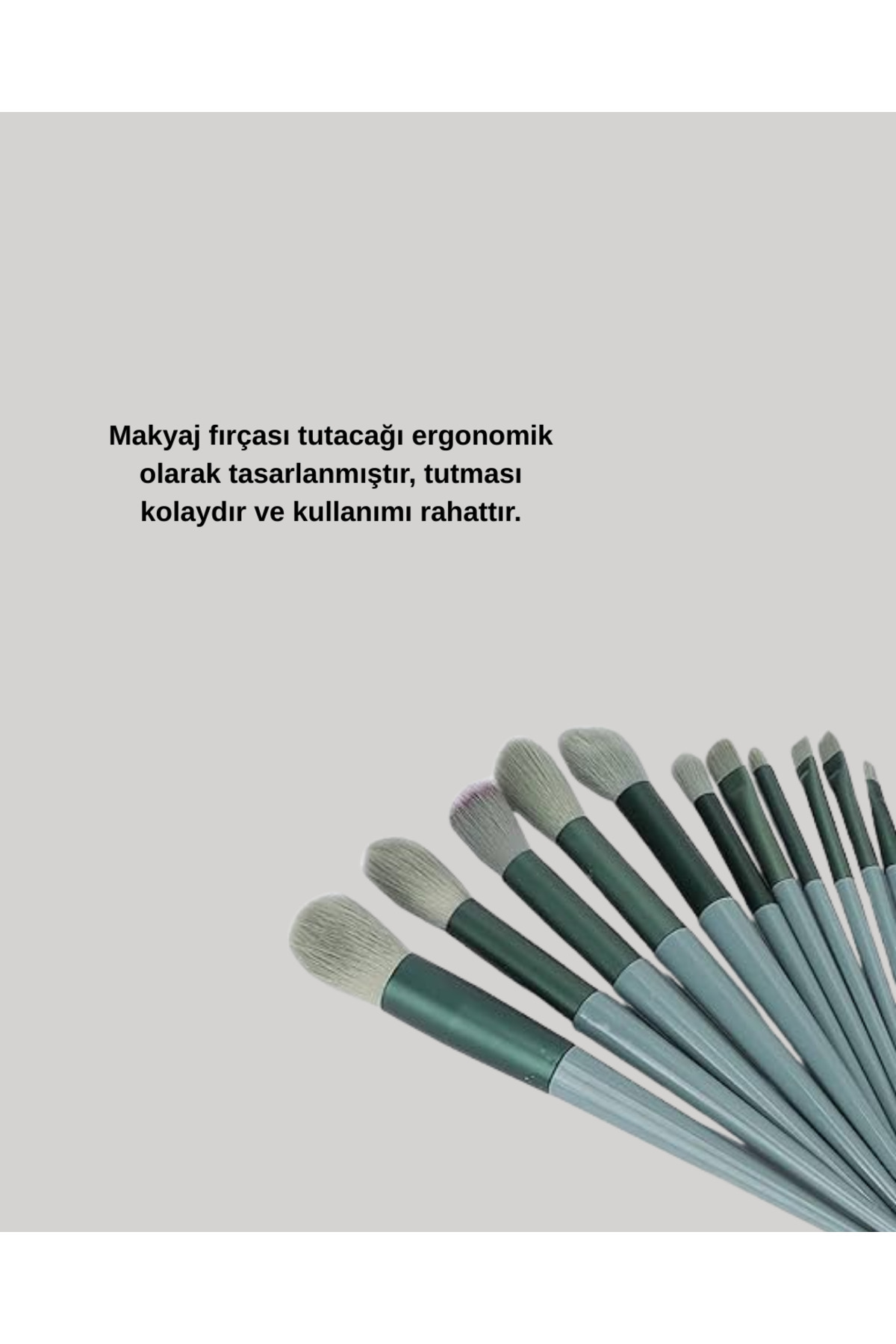 Profesyonel Kullanıma Uygun 13 Parça Makyaj Fırçası Takımı Fiber 