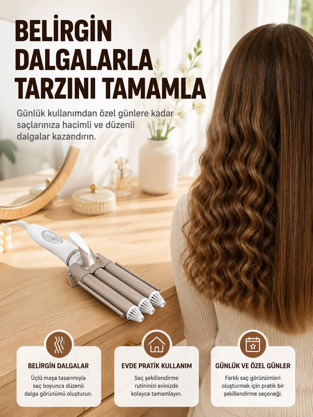 Profesyonel Kullanıma Uygun Bukle Maşası Yeni Nesil Fiyatı, Yorumları ve Özellikleri