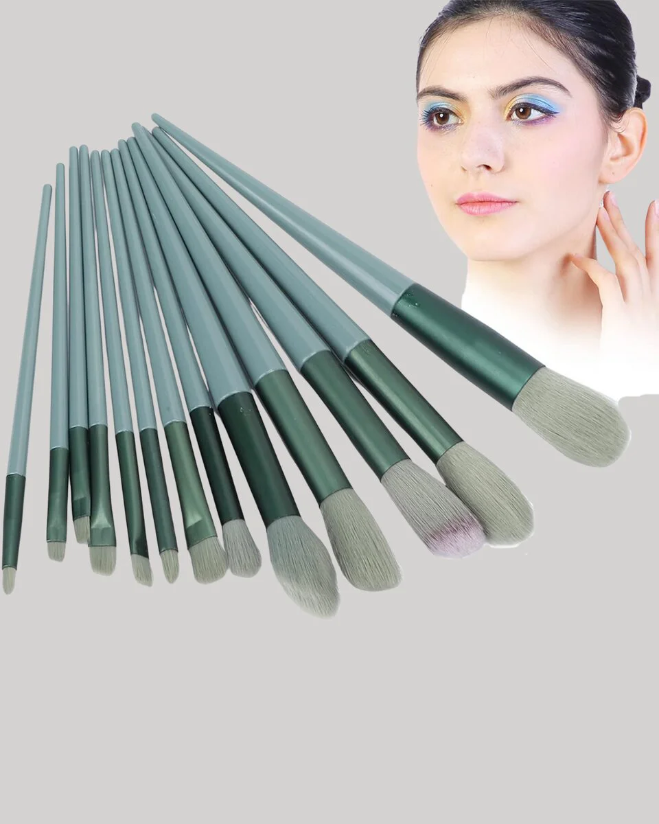 Profesyonel Kullanıma Uygun 13 Parça Makyaj Fırçası Takımı Fiber 